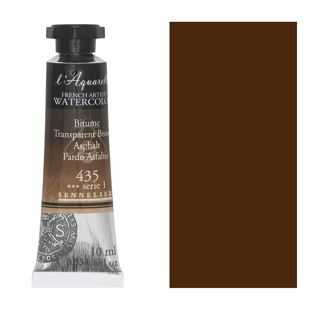 Sennelier L'Aquarelle Watercolor 10ml Transparent Brown 435