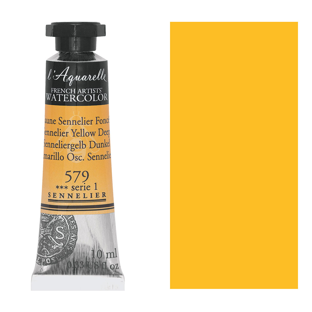 Sennelier L'Aquarelle Watercolor 10ml Sennelier Yellow Deep 579