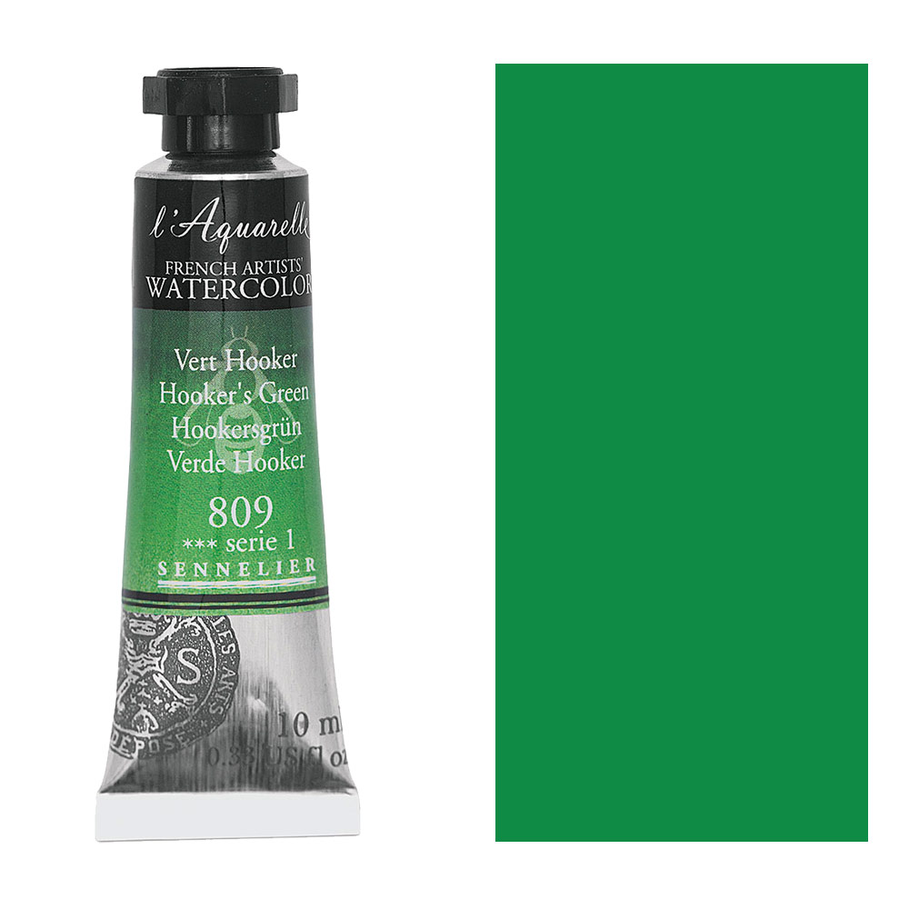 Sennelier L'Aquarelle Watercolor 10ml Hooker's Green 809