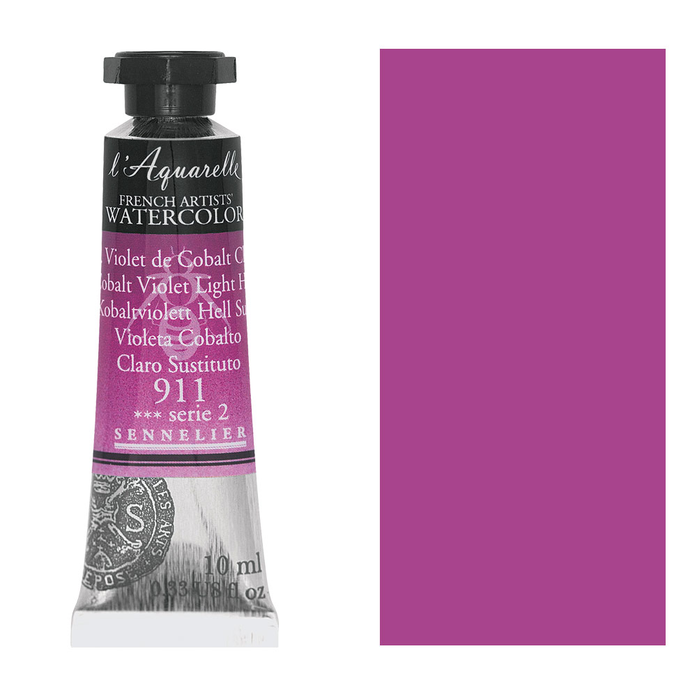 Sennelier L'Aquarelle Watercolor 10ml Cobalt Violet Light Hue 911