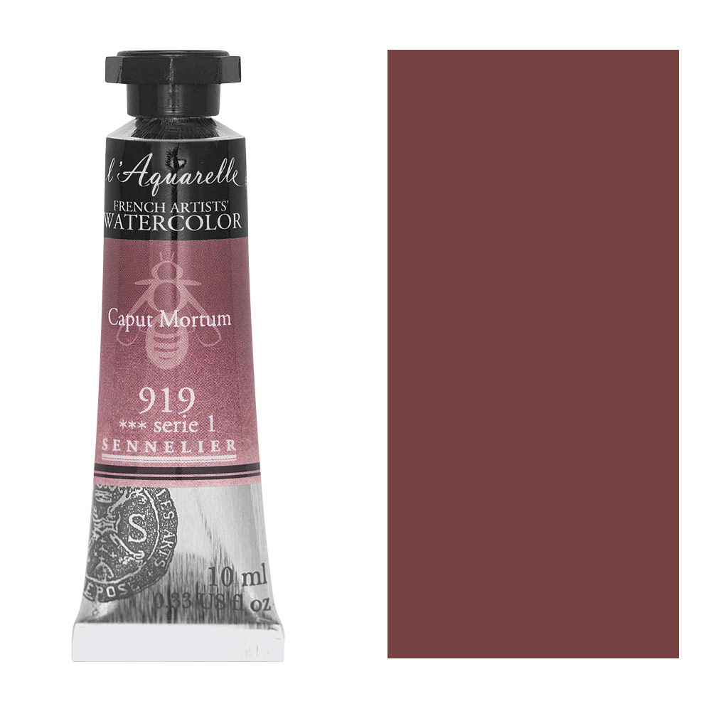 Sennelier L'Aquarelle Watercolor 10ml Caput Mortum 919