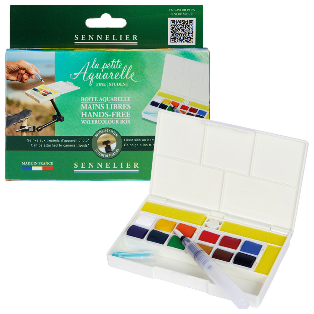 Sennelier La Petite Aquarelle Hand-Free Watercolor 12 Set