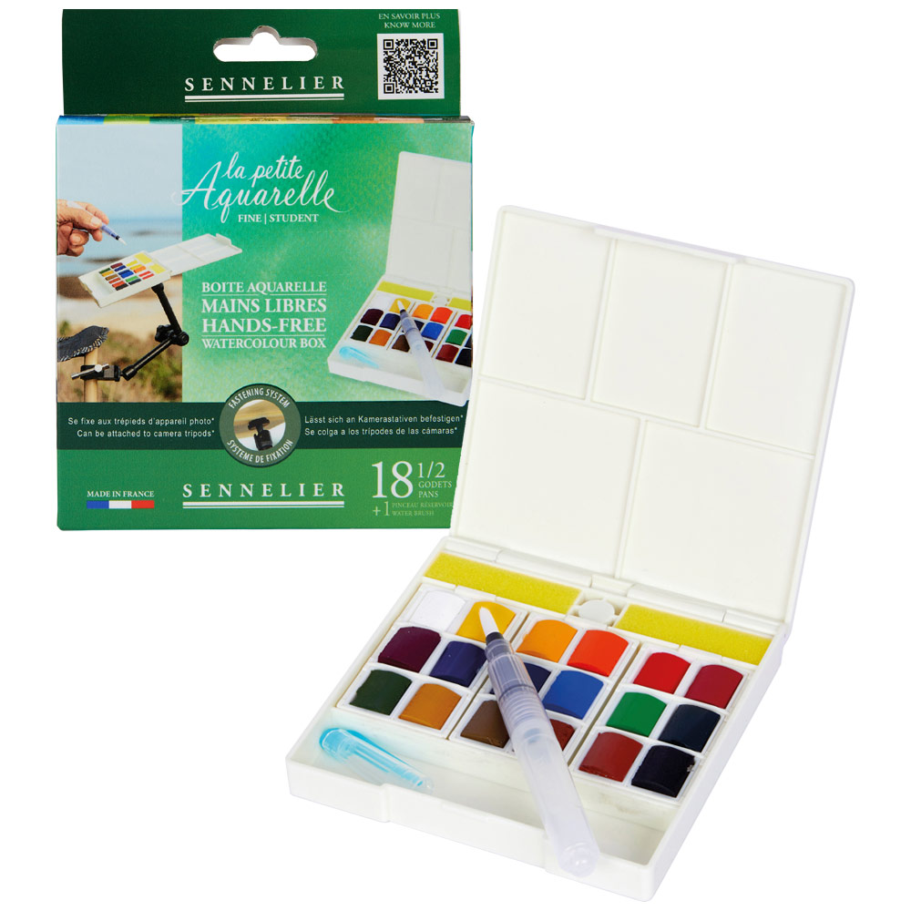 Sennelier La Petite Aquarelle Hand-Free Watercolor 18 Set