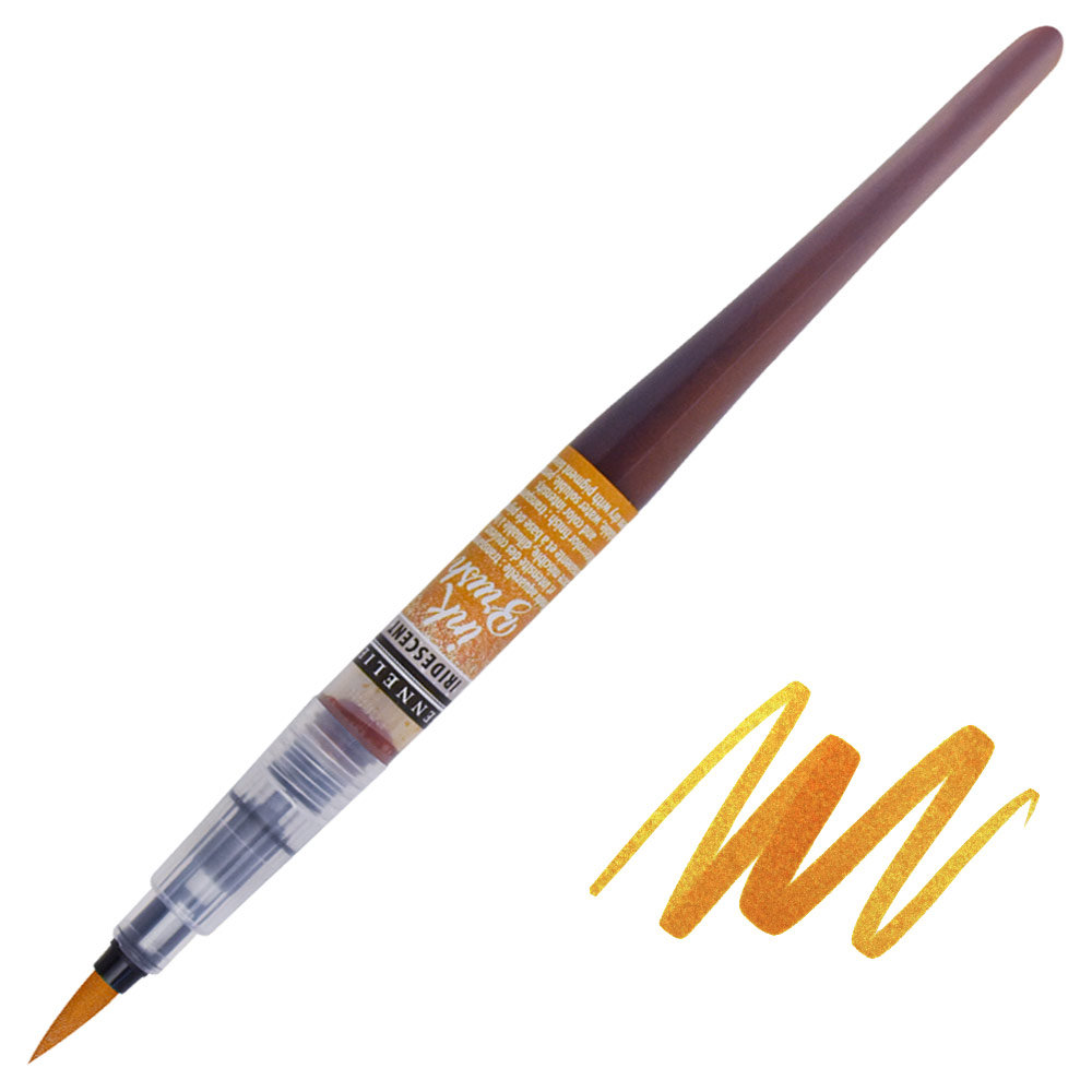 Sennelier Ink Brush Pen 6.5ml Iridescent Orange