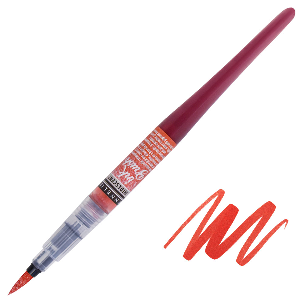 Sennelier Ink Brush Pen 6.5ml Iridescent Pink Orange