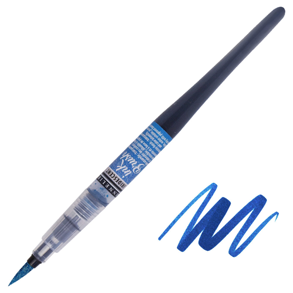 Sennelier Ink Brush Pen 6.5ml Iridescent Turquoise