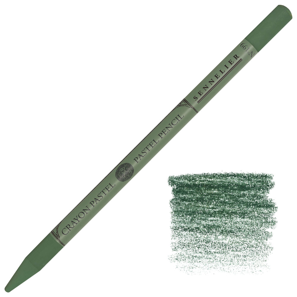 Sennelier Woodless Pastel Pencil Leaf Green 199