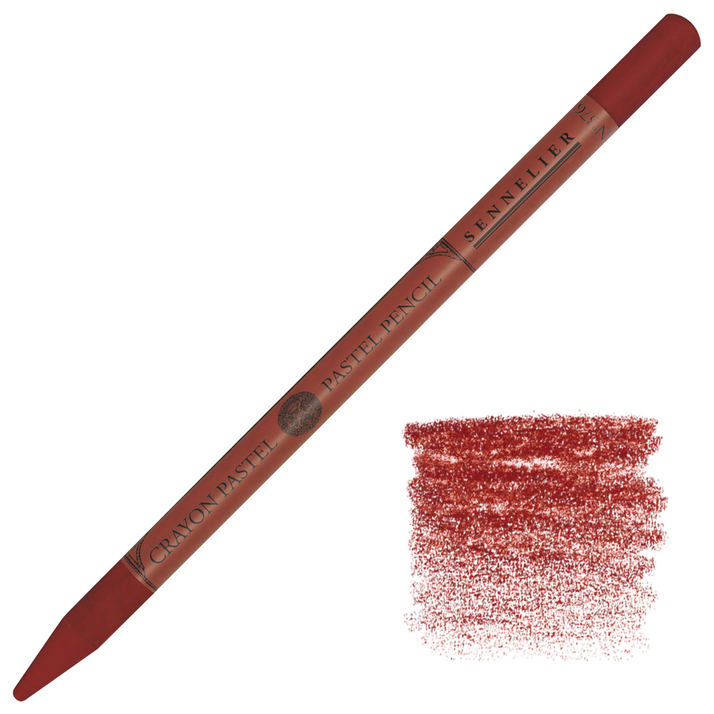 Sennelier Woodless Pastel Pencil Burnt Madder 376