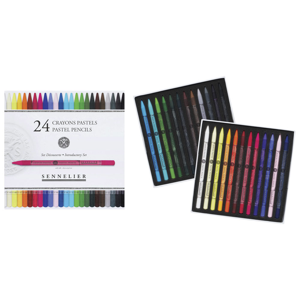 Sennelier Woodless Pastel Pencil 24 Set Introductory