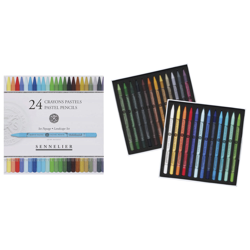 Sennelier Woodless Pastel Pencil 24 Set Landscape