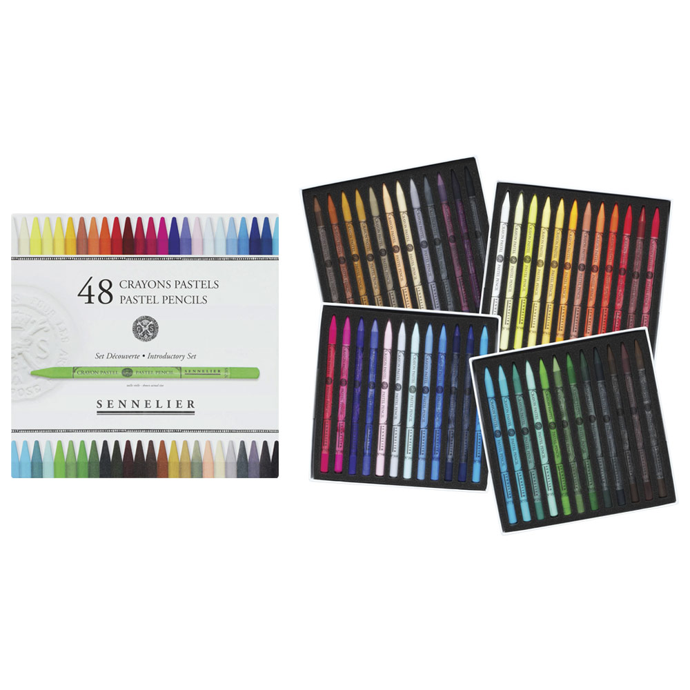 Sennelier Woodless Pastel Pencil 48 Set Introductory