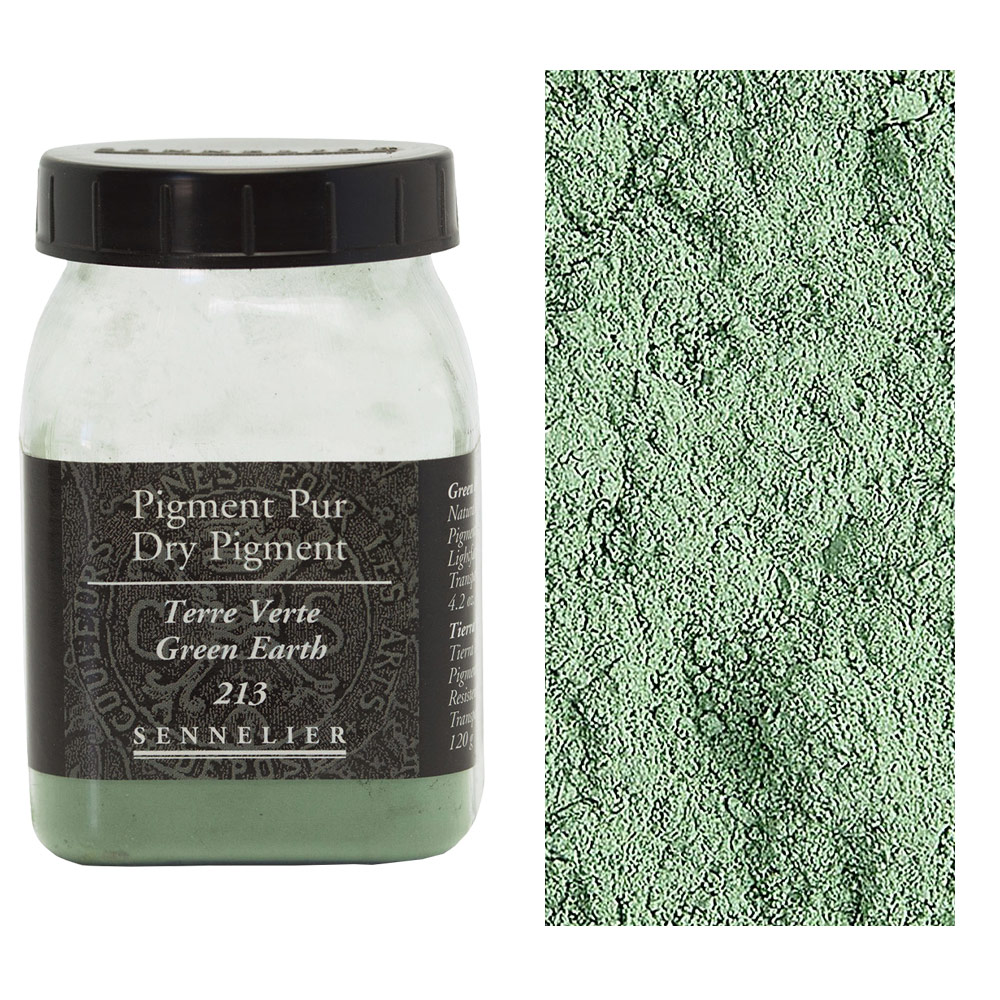 Sennelier Dry Pigment 120g Green Earth (Terre Verde) 213