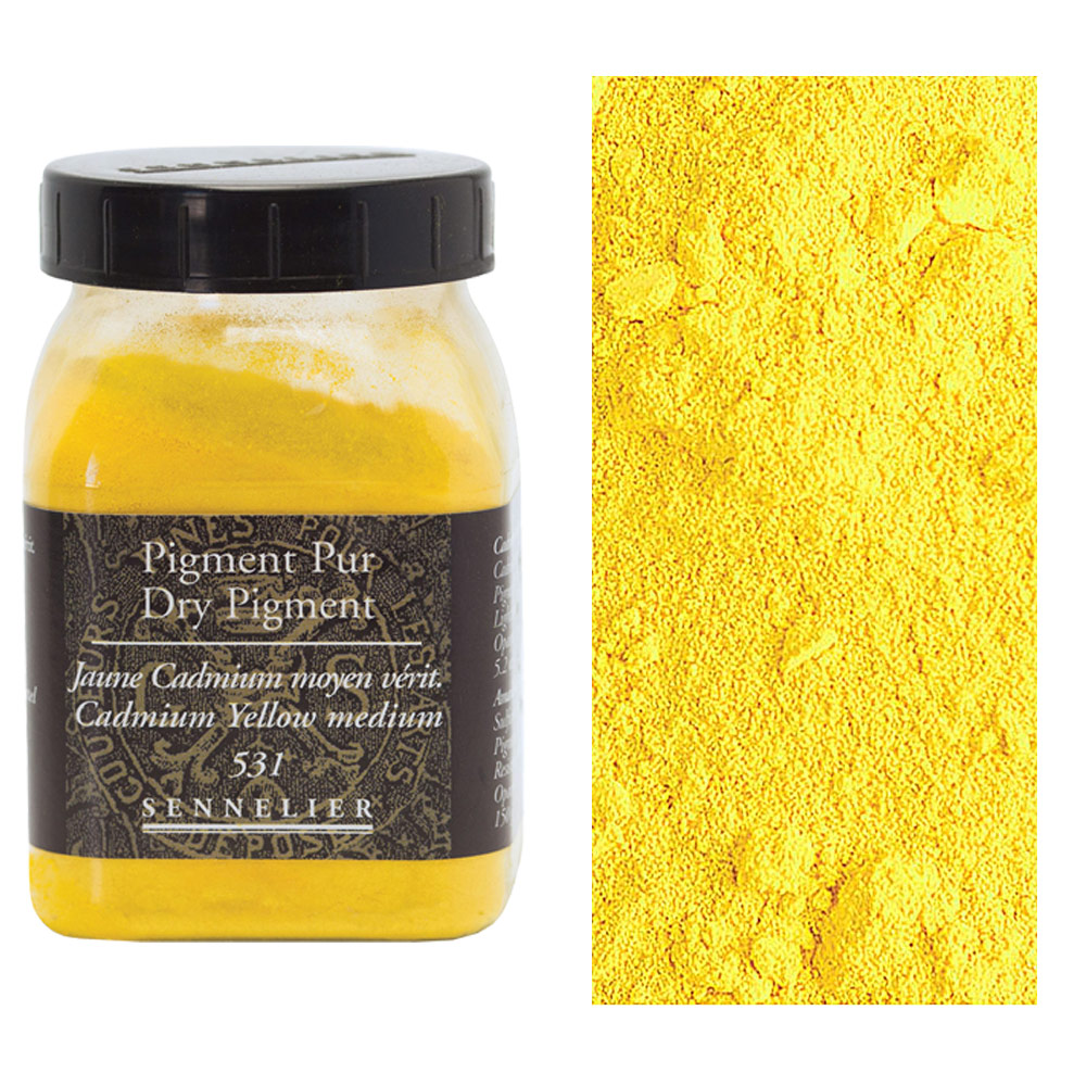 Sennelier Dry Pigment 150g Cadmium Yellow Medium 531
