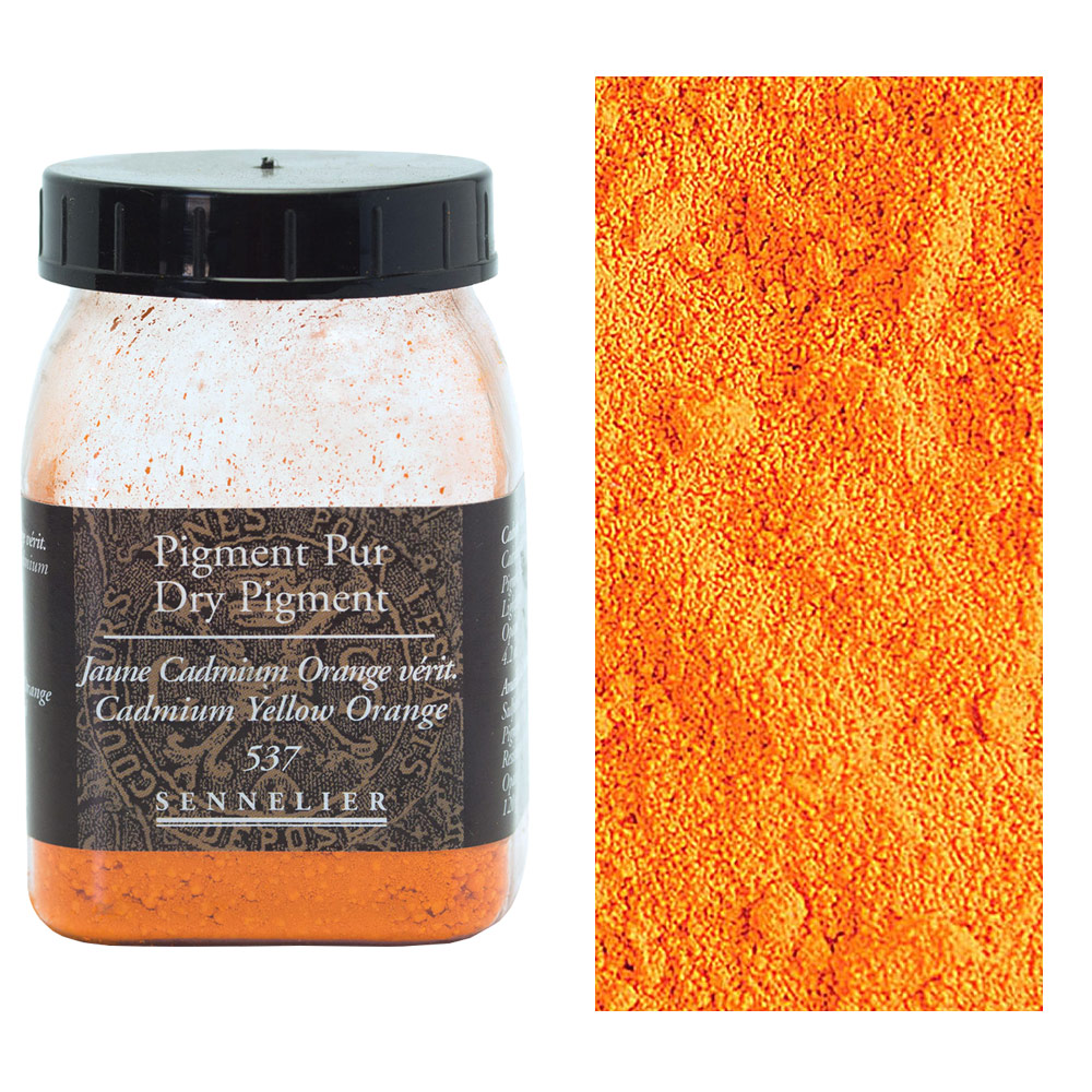 Sennelier Dry Pigment 120g Cadmium Yellow Orange 537