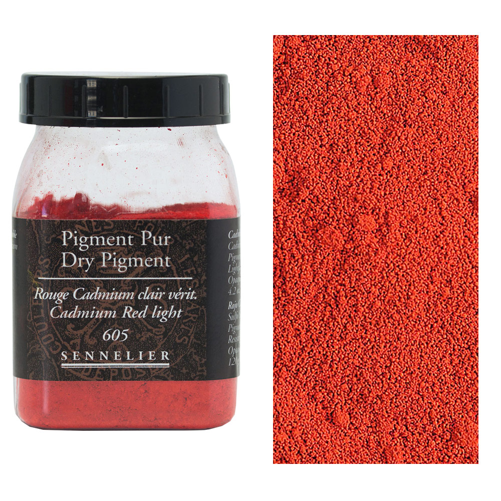 Sennelier Dry Pigment 200ml Cadmium Red Light 605