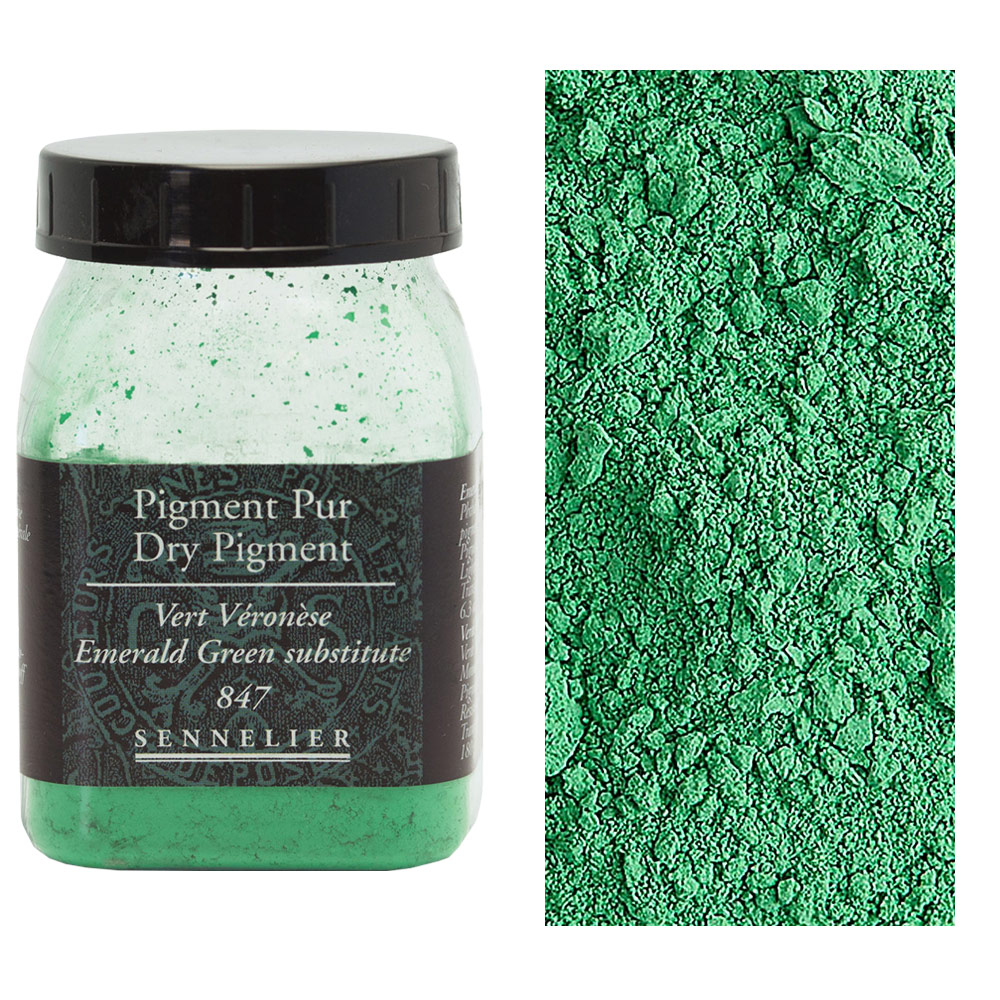 Sennelier Dry Pigment 80g Emerald Green Hue 847