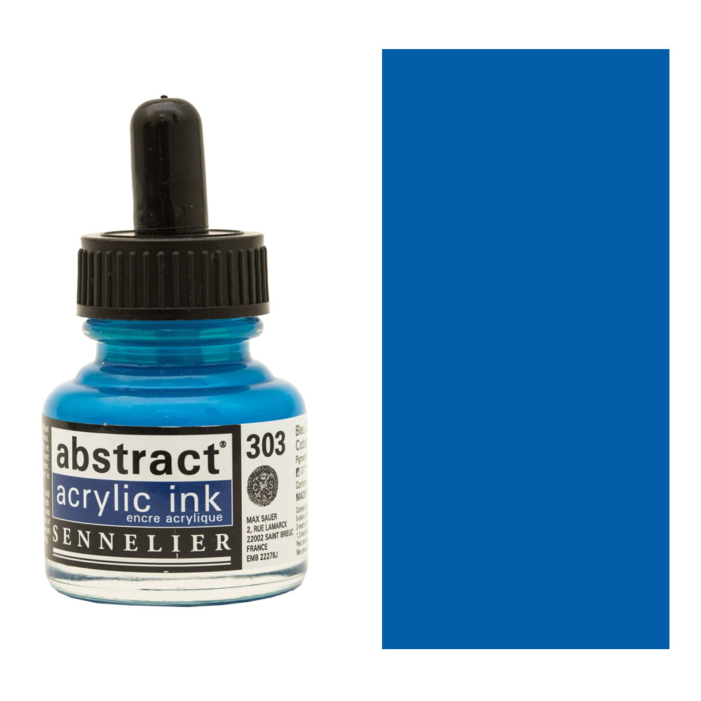 Sennelier Abstract Acrylic Ink 30ml Cobalt Blue