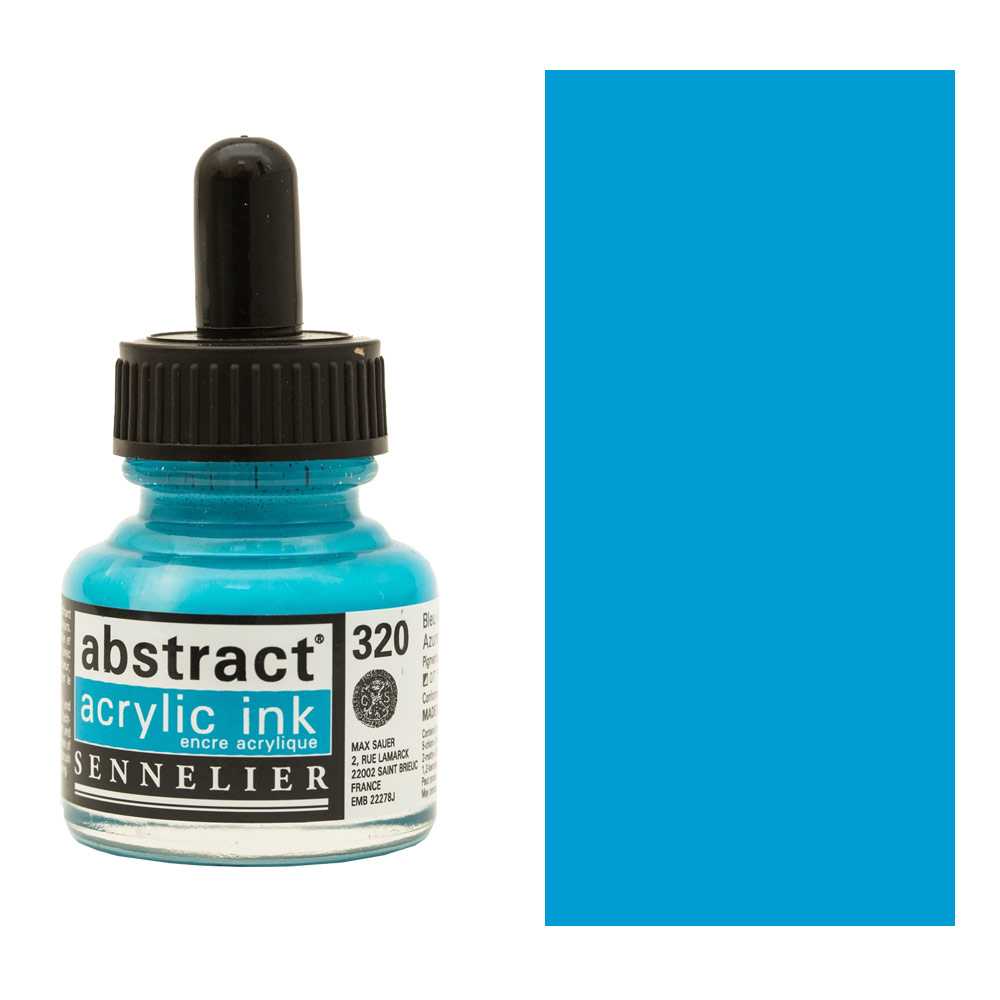 Sennelier Abstract Acrylic Ink 30ml Azure Blue