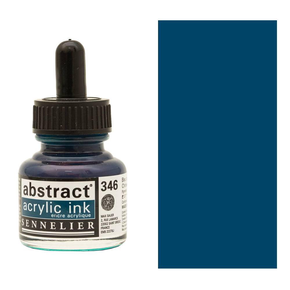 Sennelier Abstract Acrylic Ink 30ml Chinese Blue