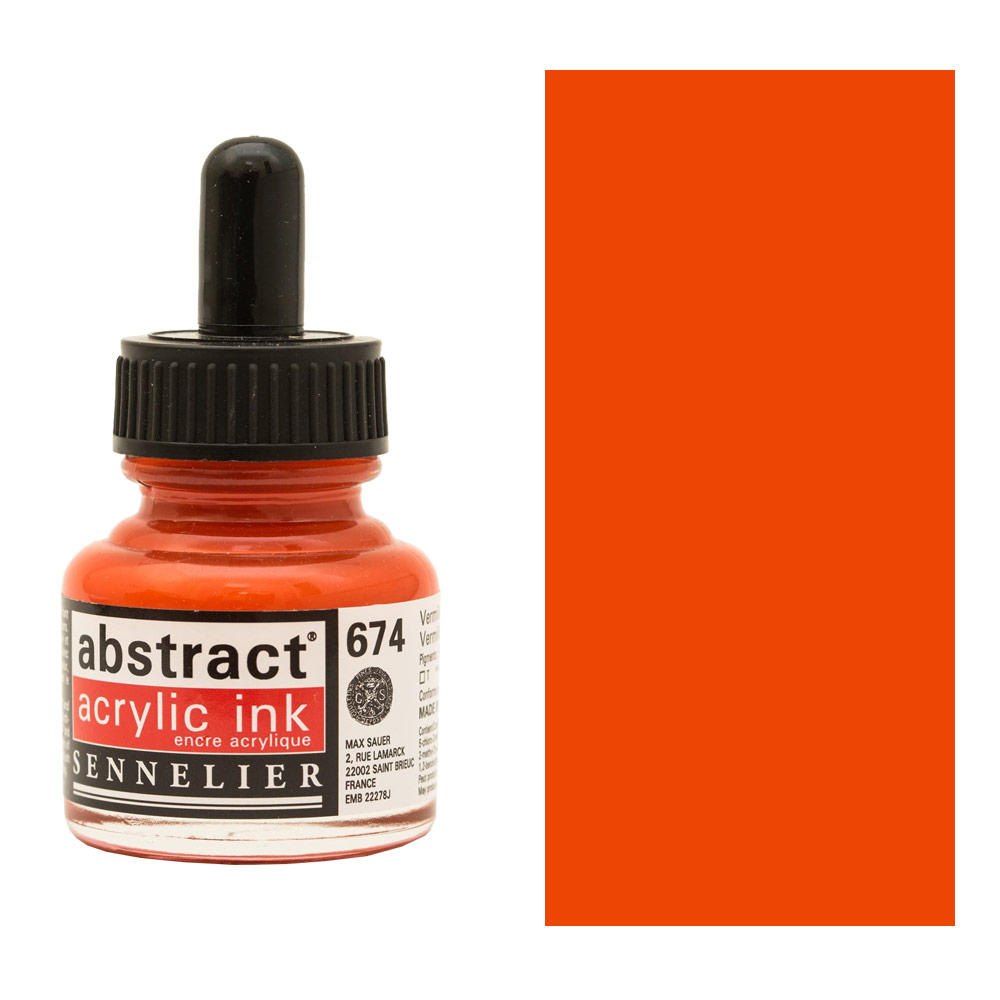 Sennelier Abstract Acrylic Ink 30ml Vermilion