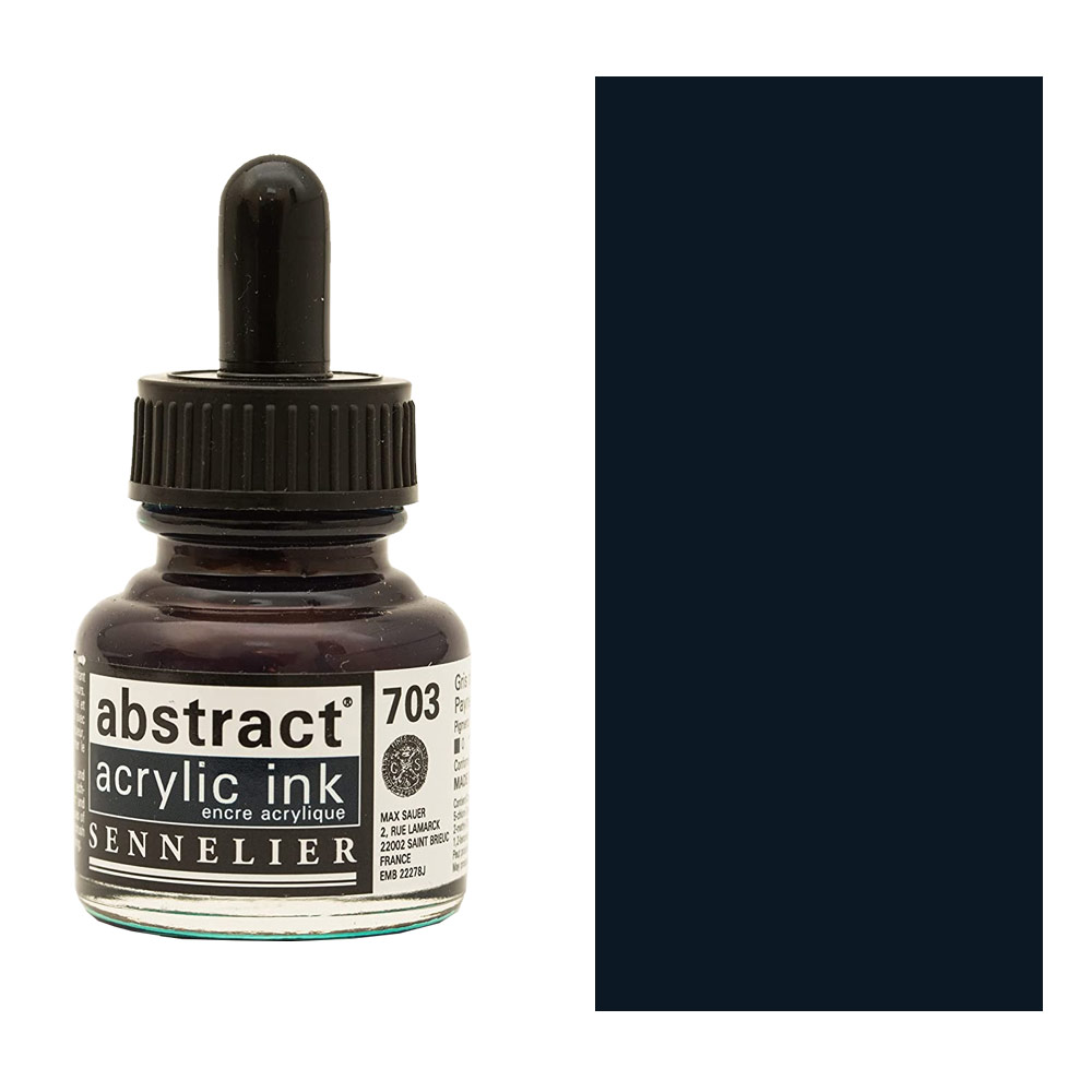 Sennelier Abstract Acrylic Ink 30ml Payne's Grey