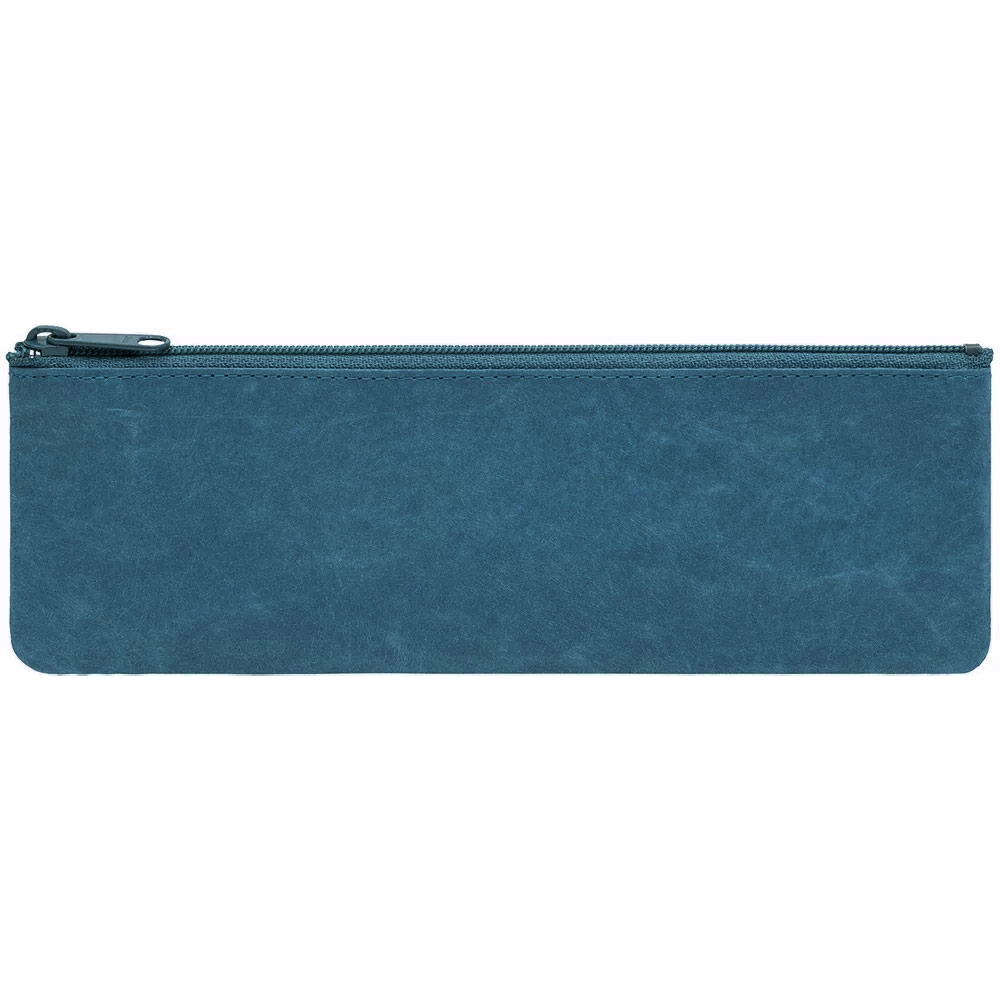 SIWA Paper Zipper Pouch Medium 2.7"x7.9" Blue