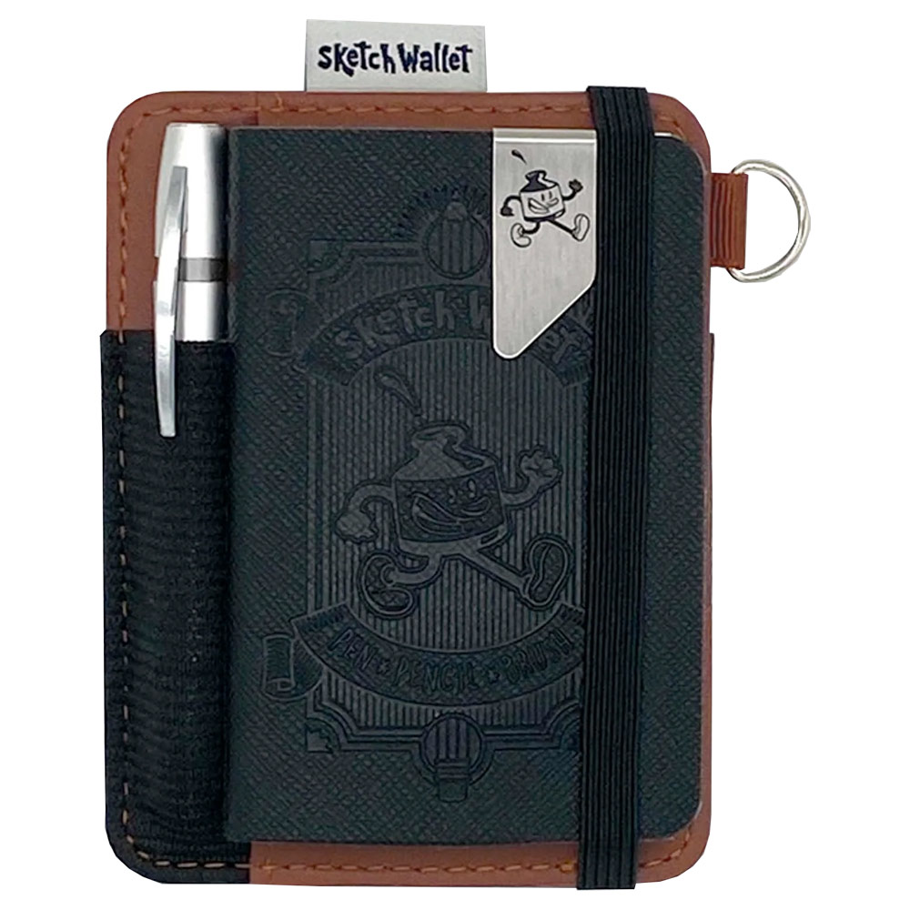 Sketch Wallet Slim Leather Brown