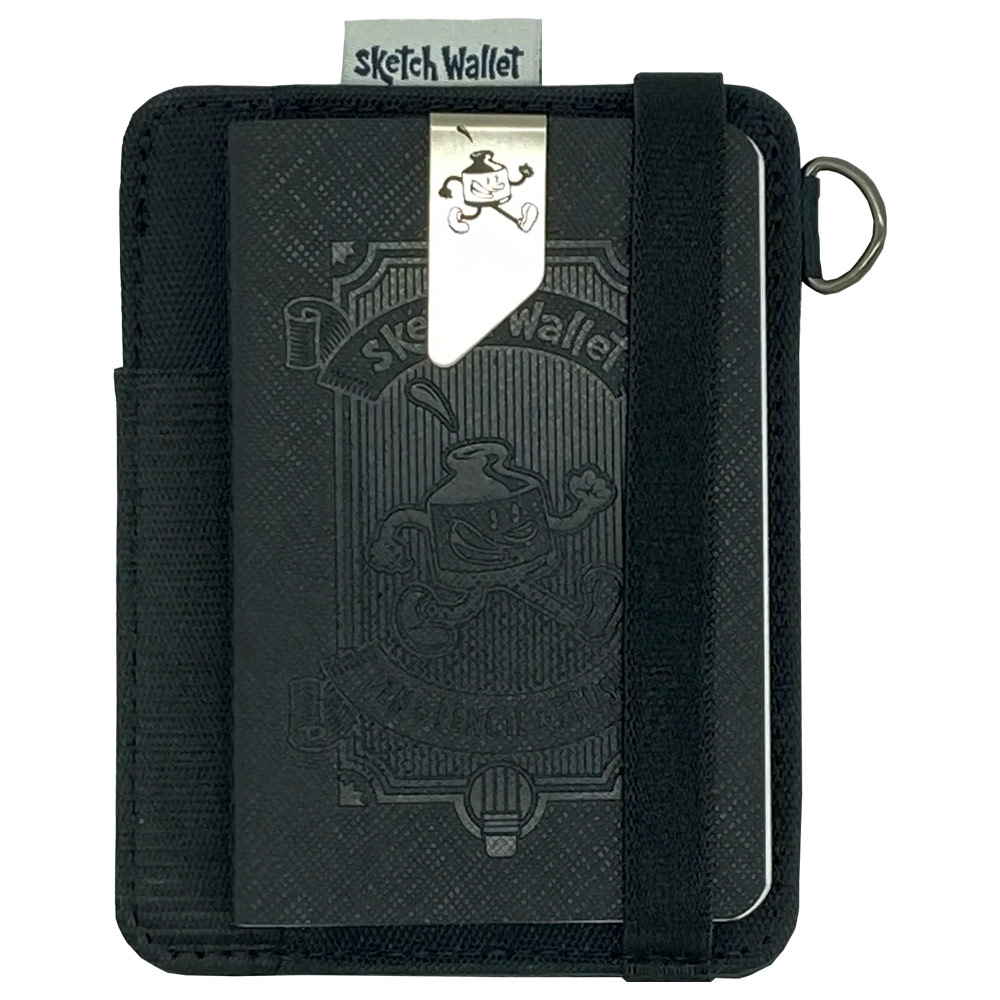 Sketch Wallet Slim Canvas Black