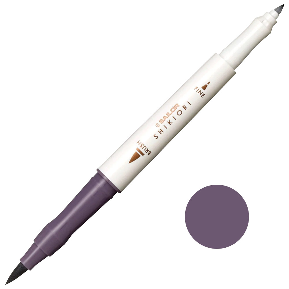 Sailor Pen Shikiori Twin Tip Marker Gray 216