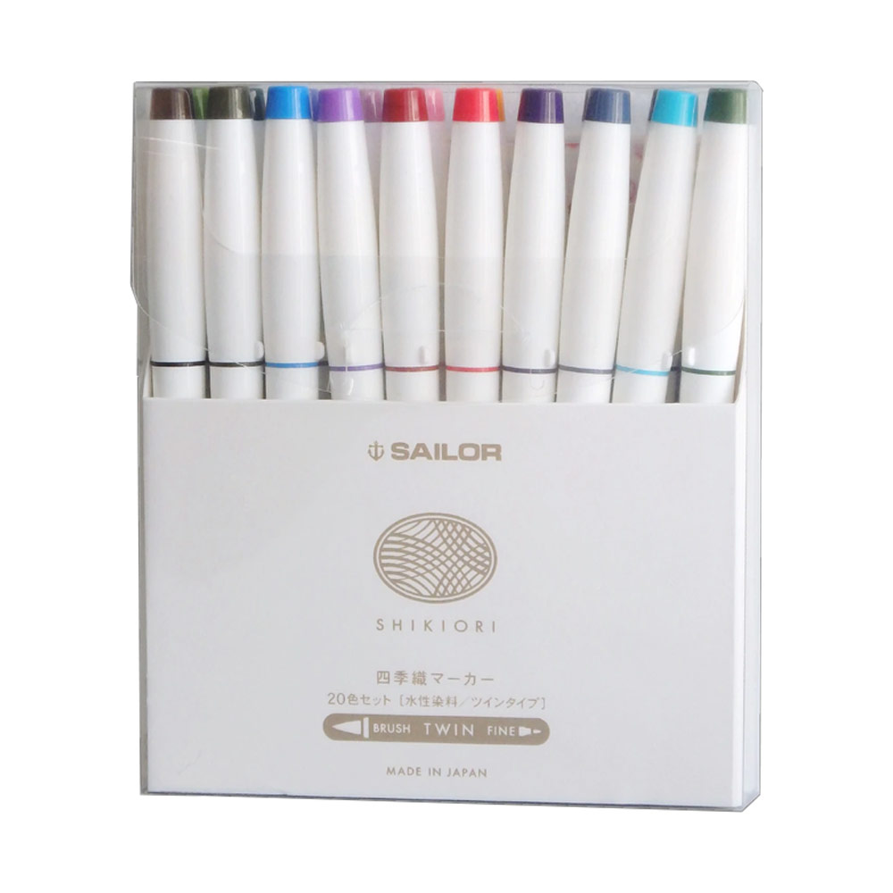 Sailor Pen Shikiori Twin Tip Marker 20 Set