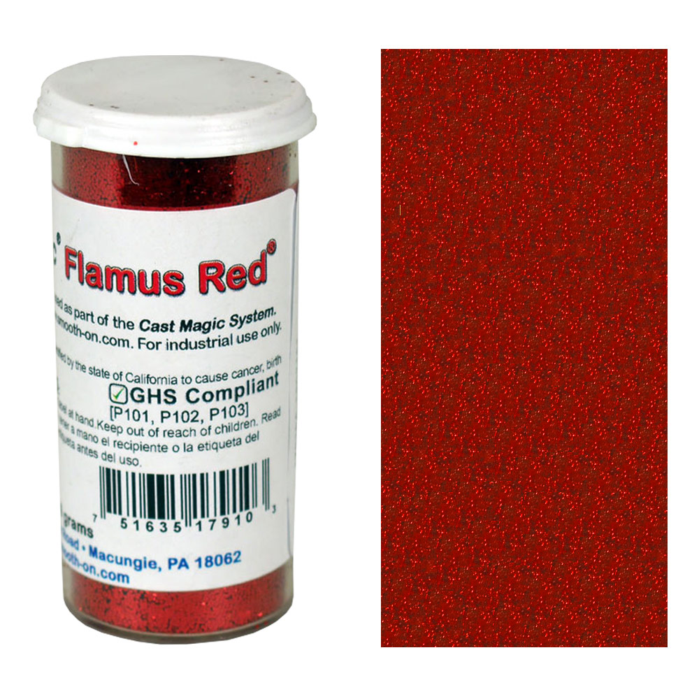 Smooth-On Cast Magic Powder 1.5oz Flamus Red