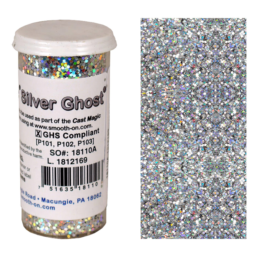 Smooth-On Cast Magic Powder 1.5oz Silver Ghost