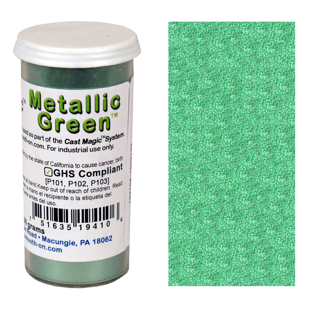 Smooth-On Cast Magic Powder 1.5oz Metallic Green