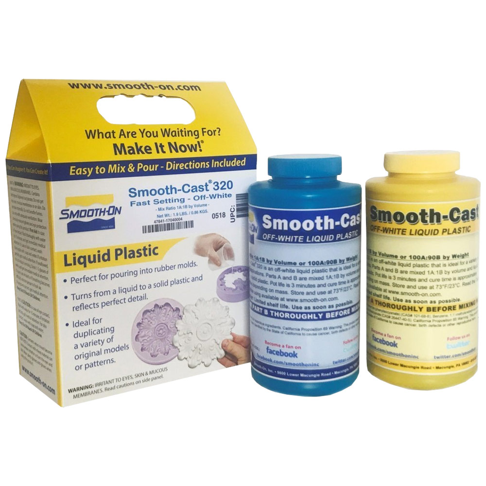 Smooth-On Smooth-Cast 320 Series Urethane Resin Kit Off-White