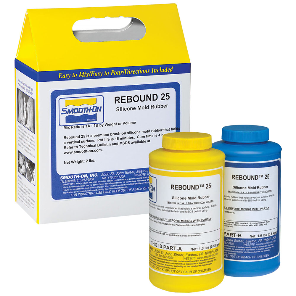 Smooth-On Rebound 25 Silicone Mold Rubber Kit