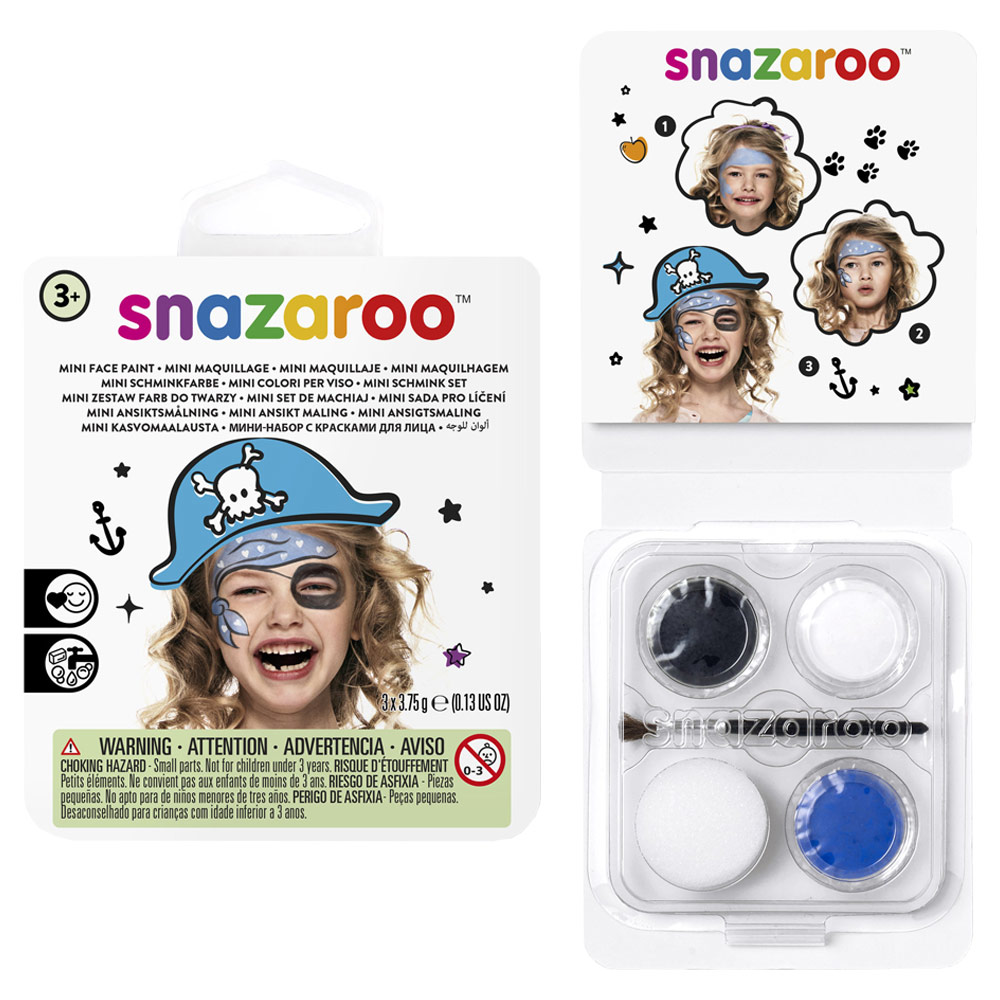 Snazaroo Mini Face Paint Kit Blue Pirate