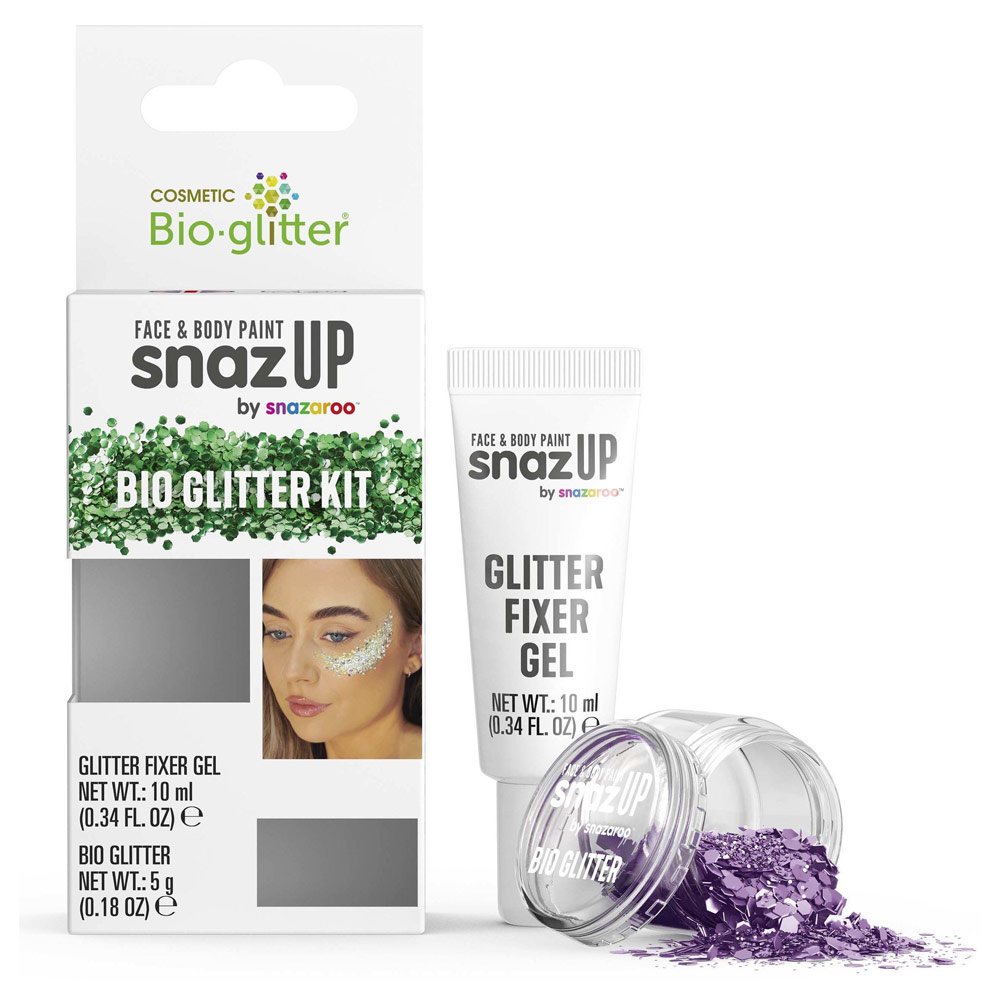 Snazaroo Snaz Up Bio Glitter Kit Violet