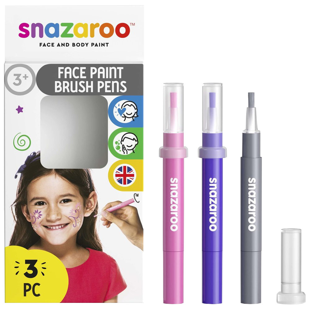 Snazaroo Face Paint Brush Pens Pack Fantasy