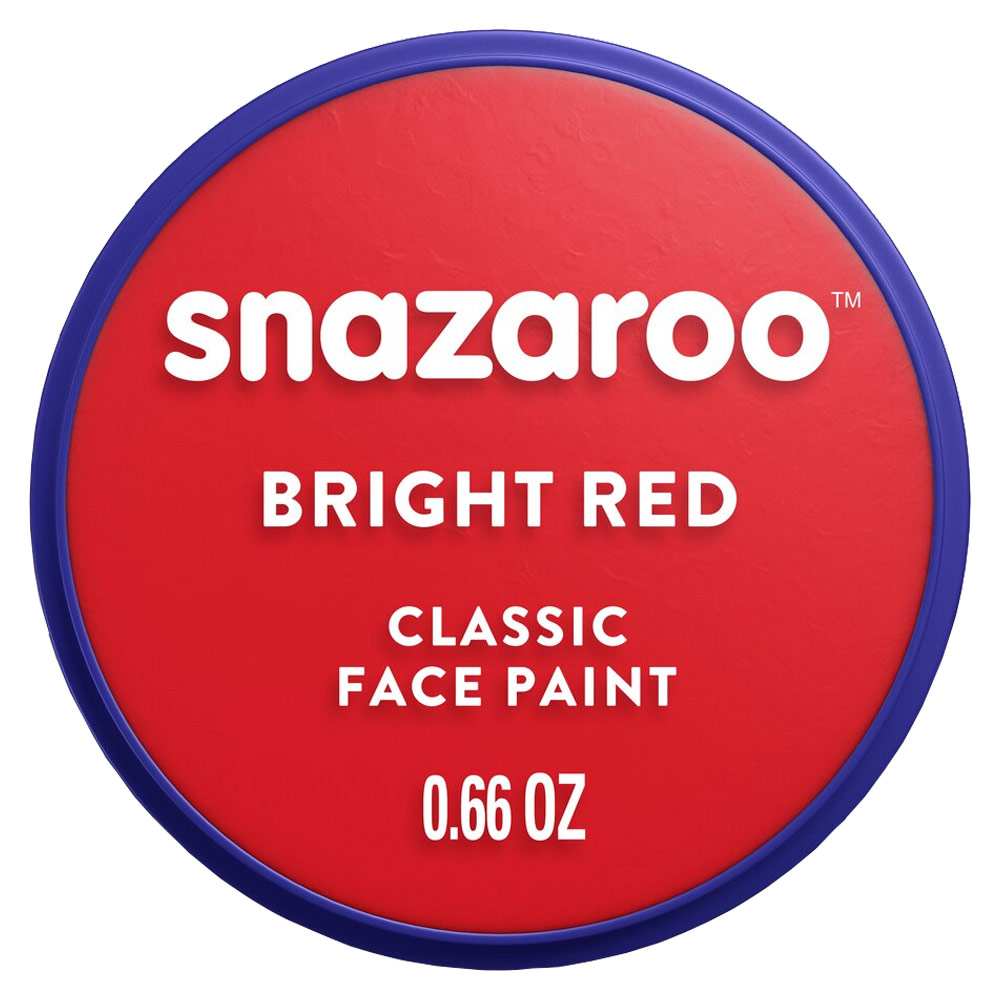 Snazaroo Classic Face Paint 18ml Bright Red