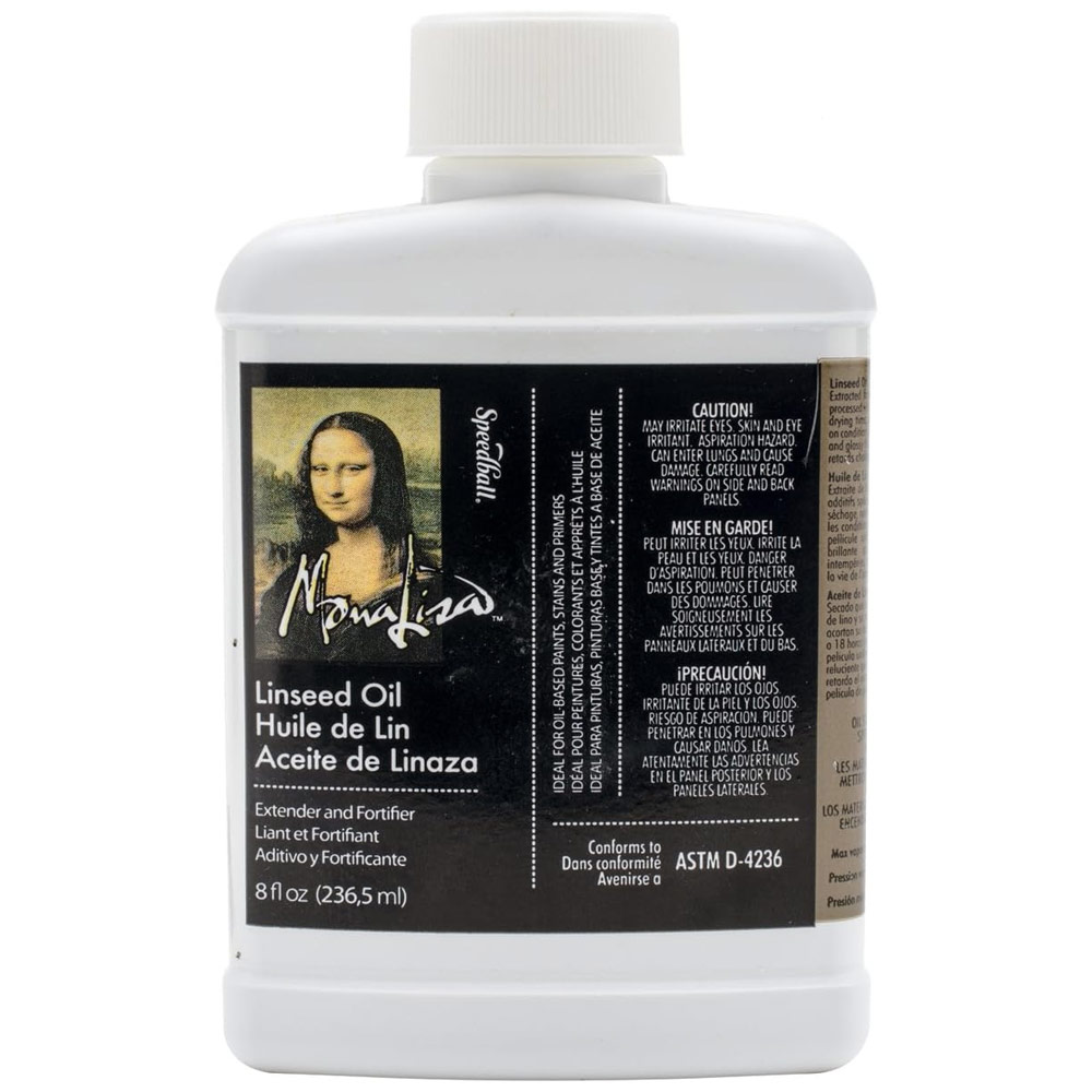 Speedball Mona Lisa Linseed Oil 8oz