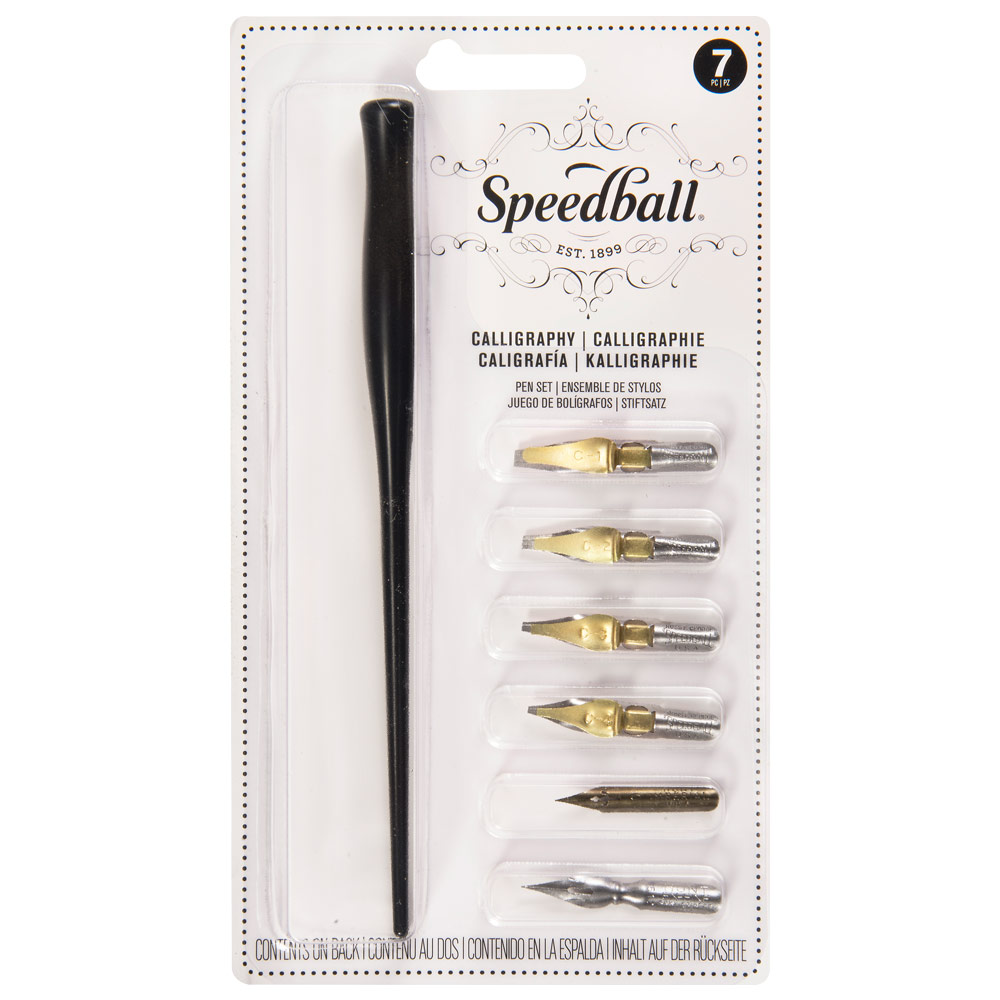 Speedball Lettering Pen 7 Set Calligraphy