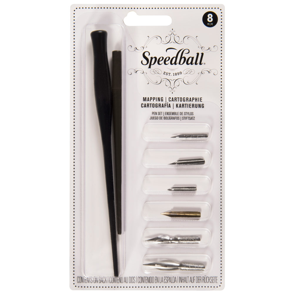 Speedball Lettering Pen 8 Set Mapping
