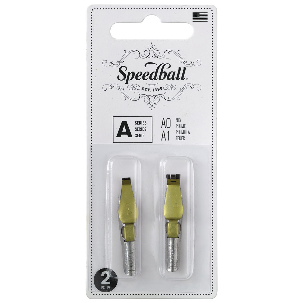 Speedball A-Series Artist Pen Nib 2 Pack #A0/A1