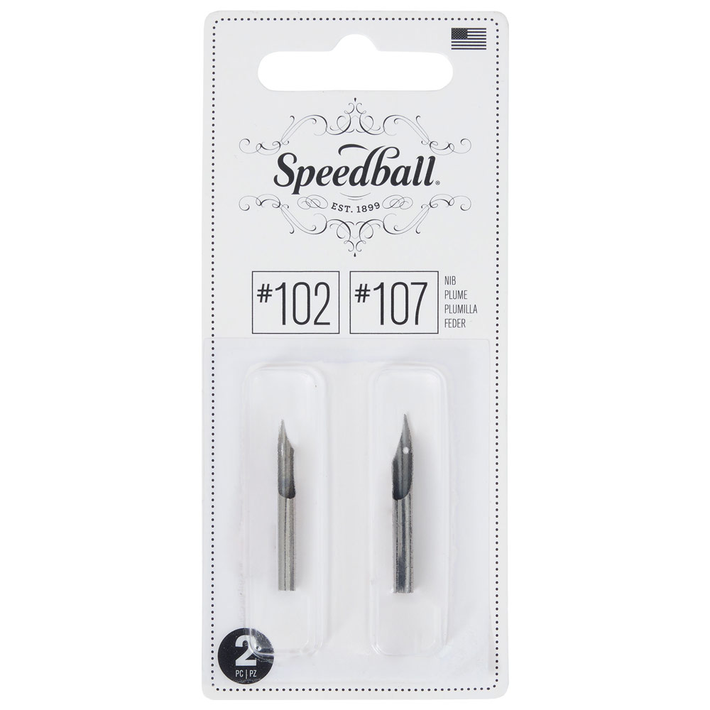 Speedball Hunt Artist Pen Nib 2 Pack 102/107