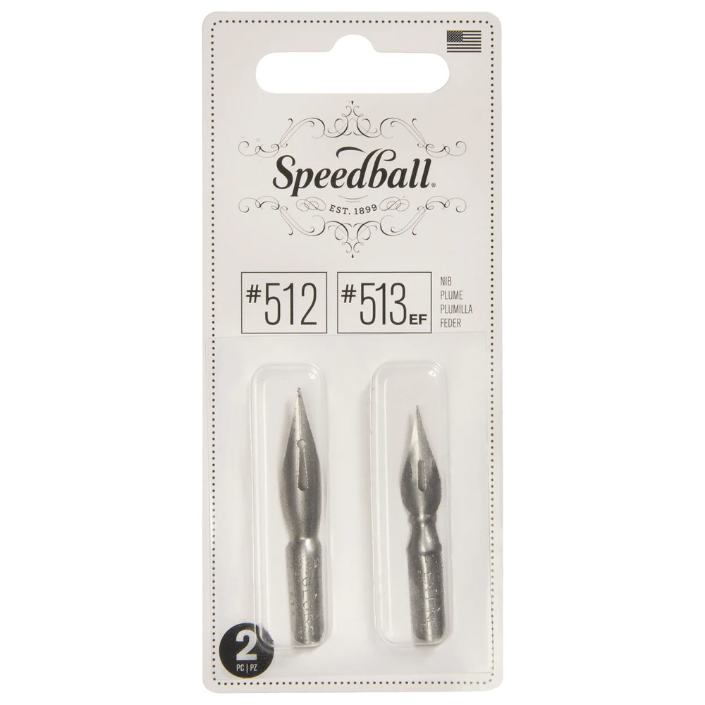 Speedball Hunt Artist Pen Nib 2 Pack 512/513EF