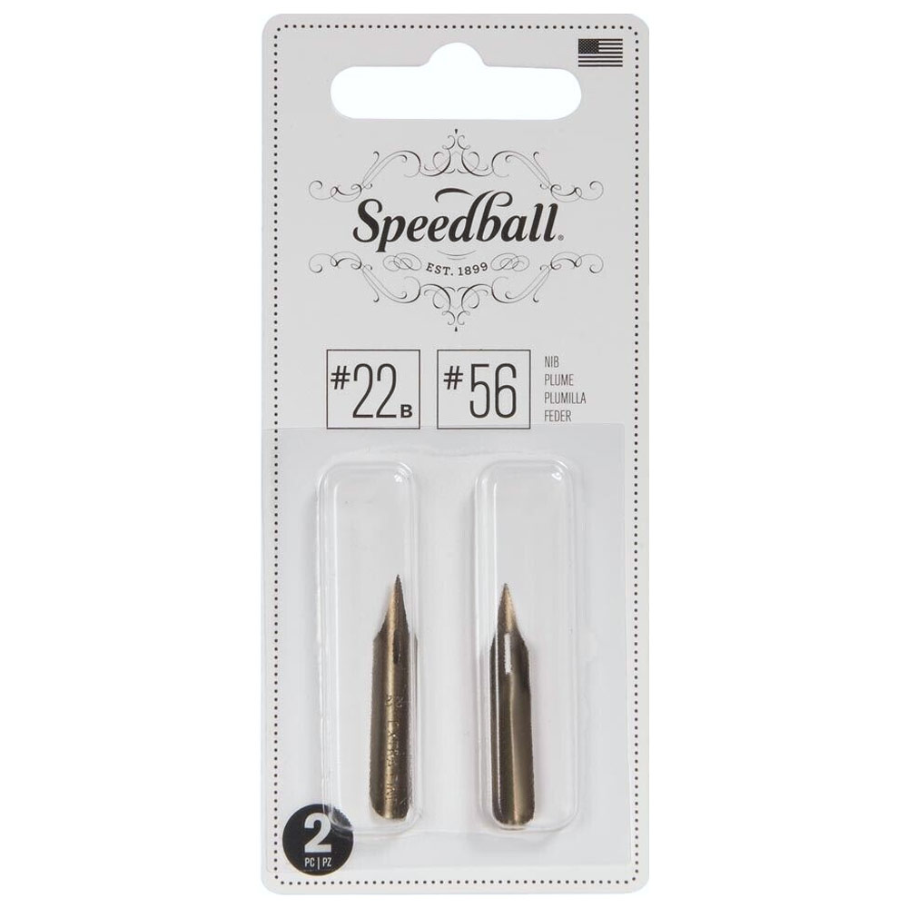 Speedball Hunt Artist Pen Nib 2 Pack 22B/56