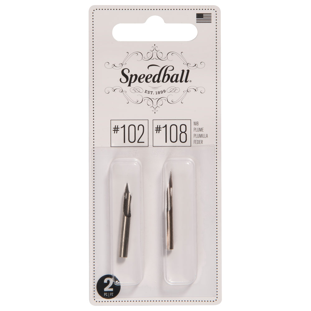 Speedball Hunt Artist Pen Nib 2 Pack 102/108
