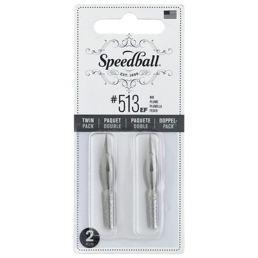 Speedball Hunt Artist Pen Nib 2 Pack #513EF