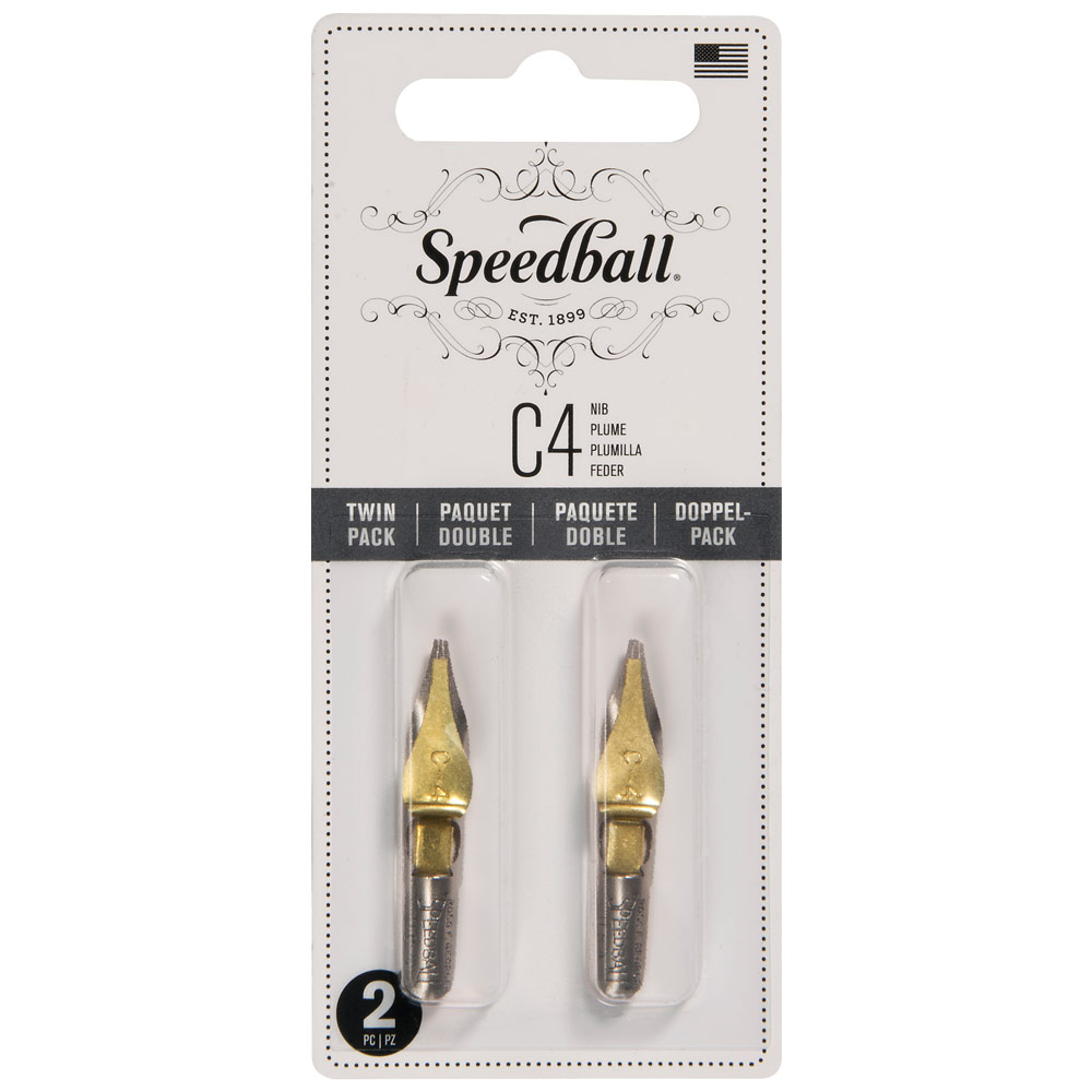 Speedball C-Series Artist Pen Nib 2 Pack #C4