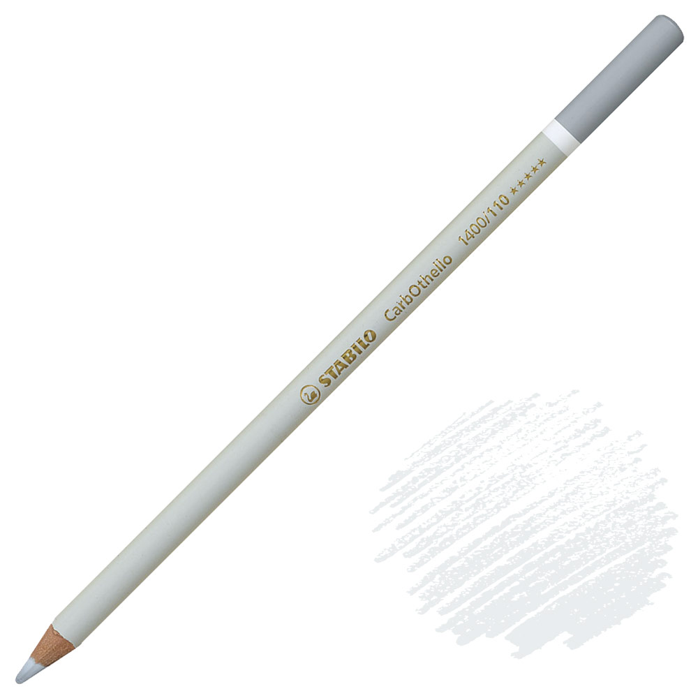 Stabilo CarbOthello Chalk Pastel Pencil Grey White